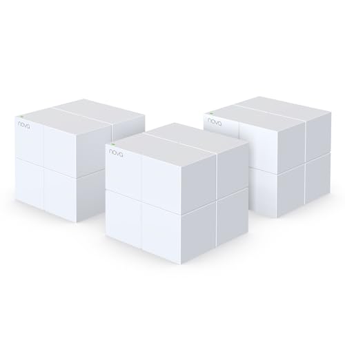 Tenda Nova MW6 – Mesh WLAN System AC1200, Dualband, bis 1200 Mbit/s, 3er Pack