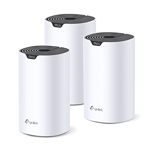 TP-Link Deco S1500 – Mesh WLAN Set (3er Pack), Wi-Fi 6 AX1500, Dualband Router & Repeater