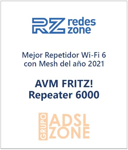 FRITZ!Repeater 6000 International – Tri-Band Repeater mit Wi-Fi 6, Mesh