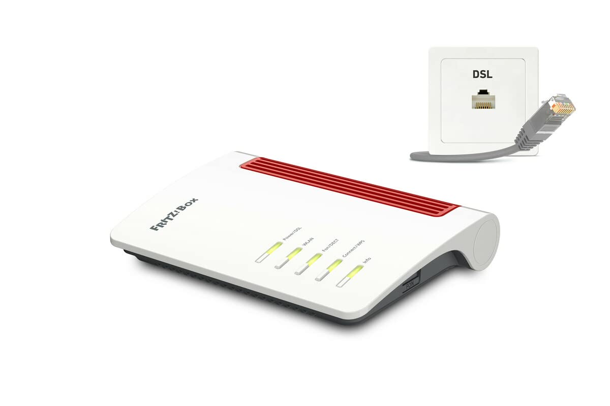 FRITZ!Box 7430 AX International – Wi-Fi 6 DSL-Router mit Mesh und DECT-Basis
