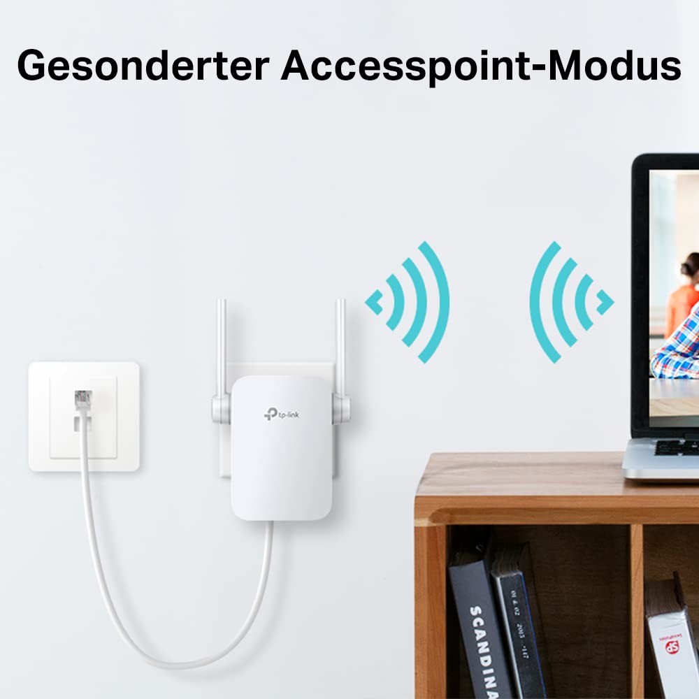 TP-Link RE305 – WLAN Repeater AC1200, Dualband, flexible Antennen, App-Steuerung