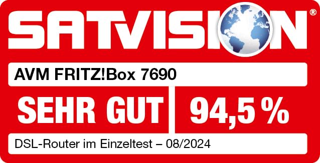 FRITZ!Box 7690 – Wi-Fi 7 DSL-Router, bis 5.760 Mbit/s, DECT-Basis, Mesh