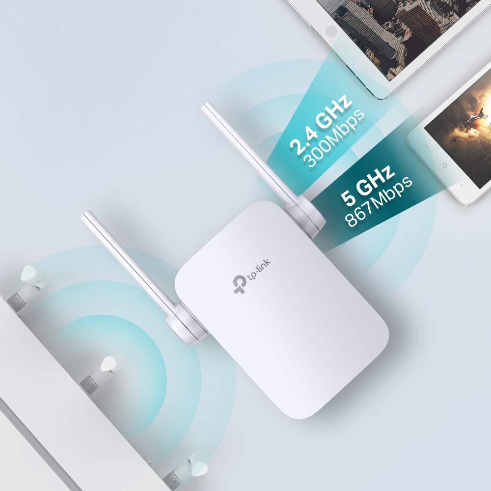 TP-Link RE305 – WLAN Repeater AC1200, Dualband, flexible Antennen, App-Steuerung