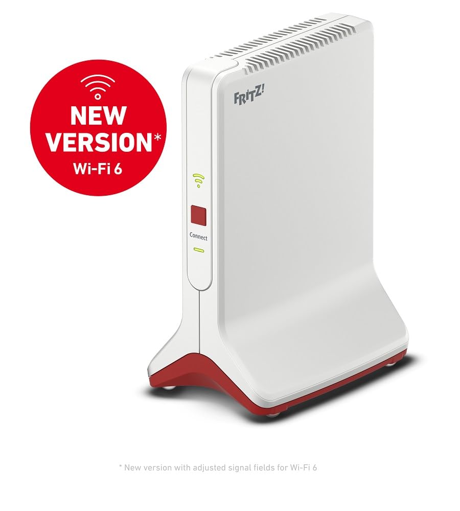 FRITZ!Repeater 6000 International – Tri-Band Repeater mit Wi-Fi 6, Mesh