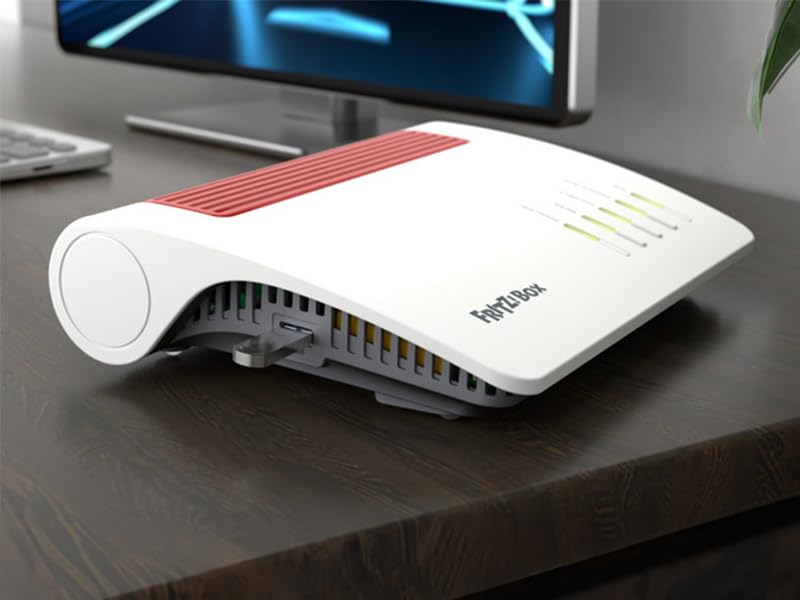FRITZ!Box 7590 AX – Wi-Fi 6 DSL-Router, Dualband, WLAN Mesh, DECT-Basis