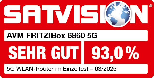 FRITZ!Box 6860 5G – Mobiler 5G-Router, WLAN AX, wettergeschützt