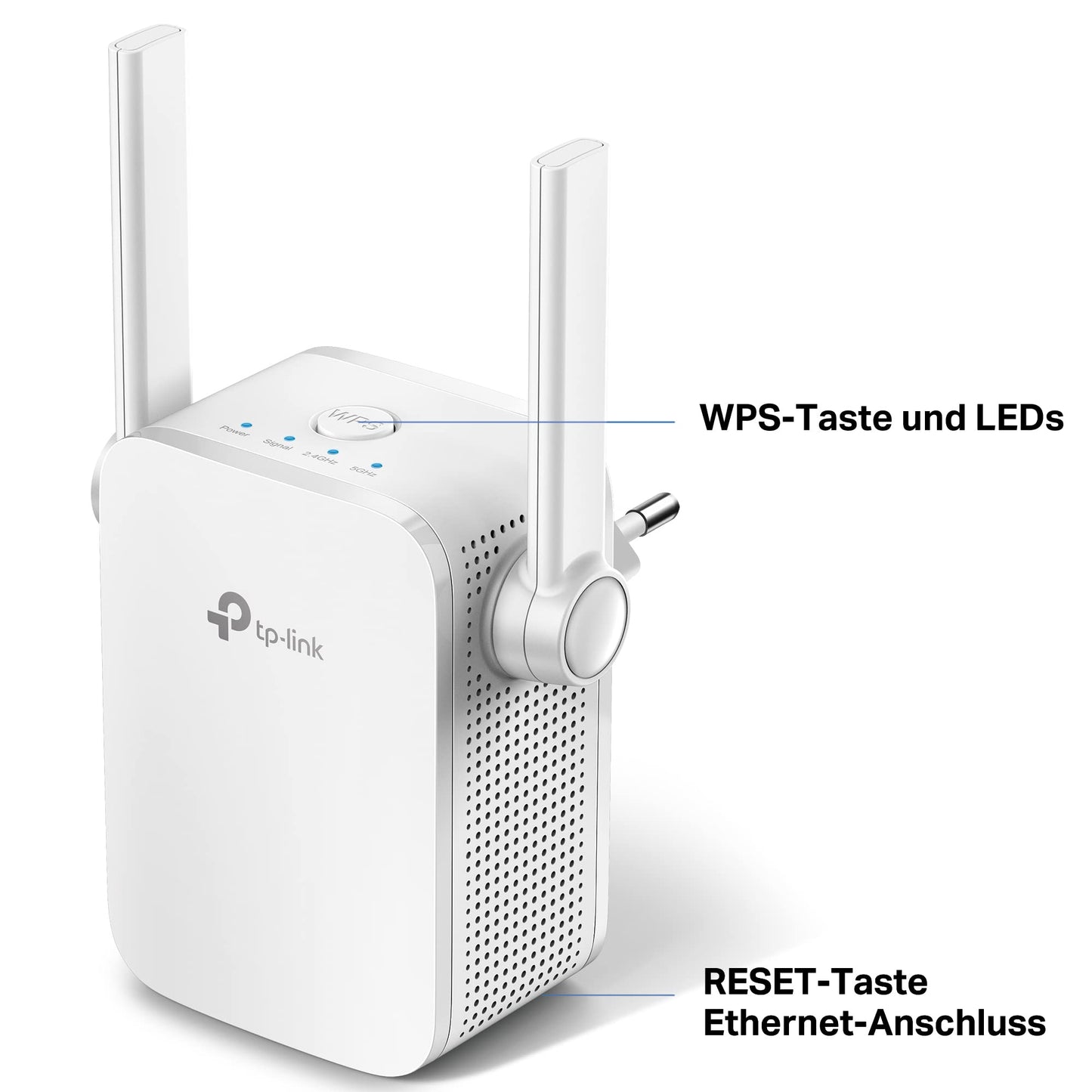 TP-Link RE305 – WLAN Repeater AC1200, Dualband, flexible Antennen, App-Steuerung