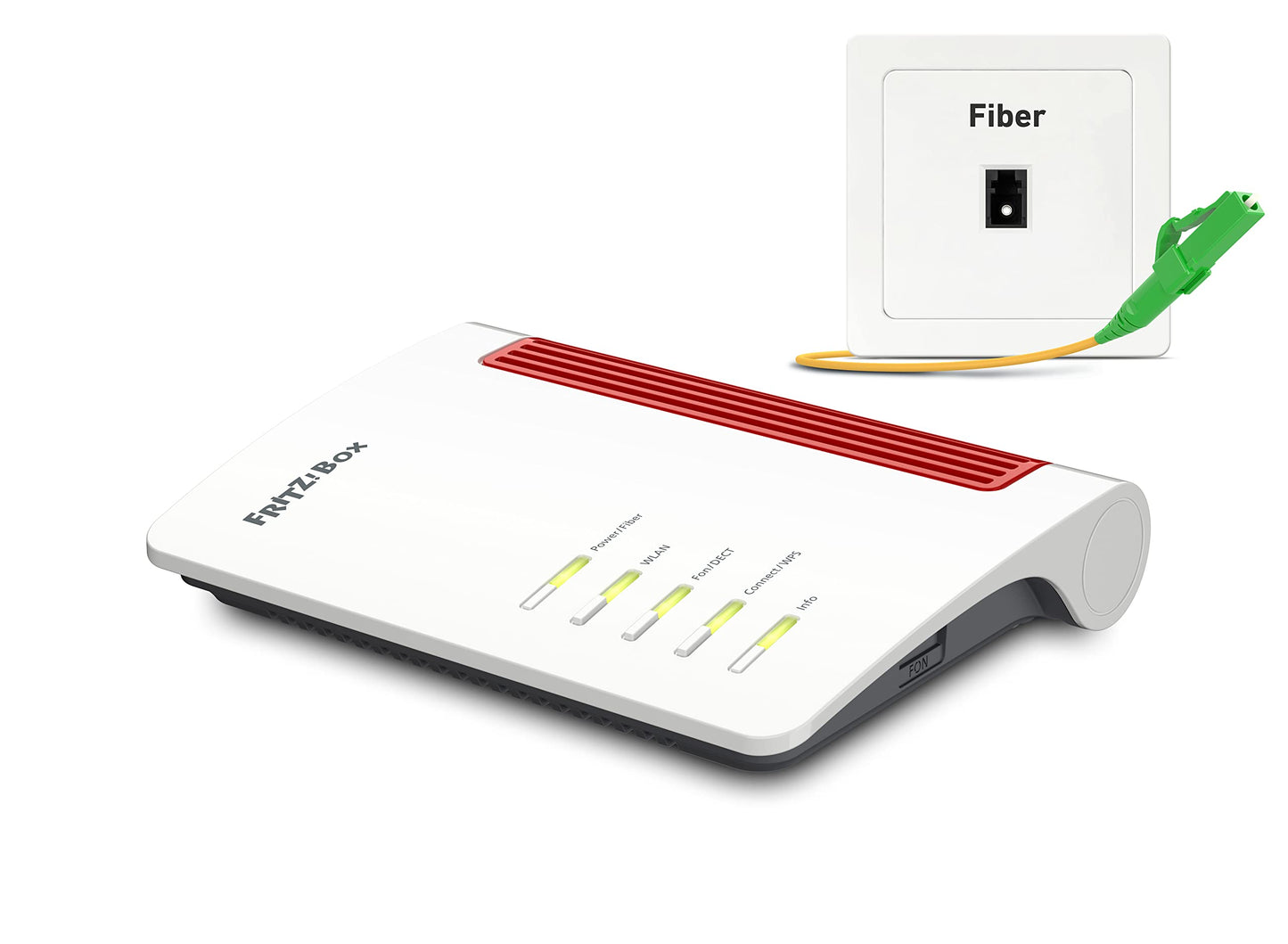 FRITZ!Box 5530 Fiber – Glasfaser-Router mit Wi-Fi 6, Gigabit-LAN, Mesh