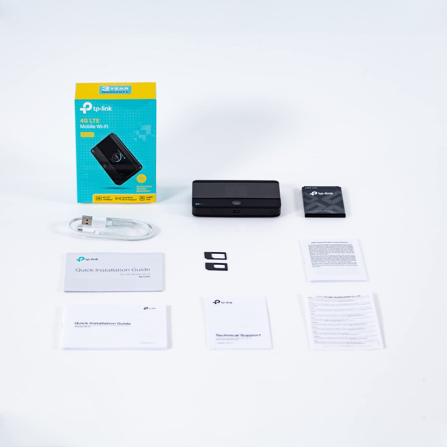 TP-Link M7350 – Mobiler 4G/LTE-Router mit bis zu 150 Mbit/s, Hotspot, Akku