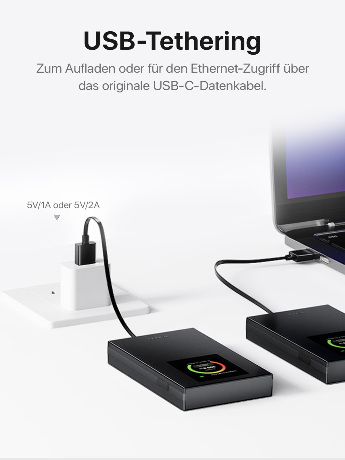 Tenda 4G LTE Router – Mobiler WLAN Router mit Akku, SIM-Slot, Hotspot, bis 150 Mbit/s