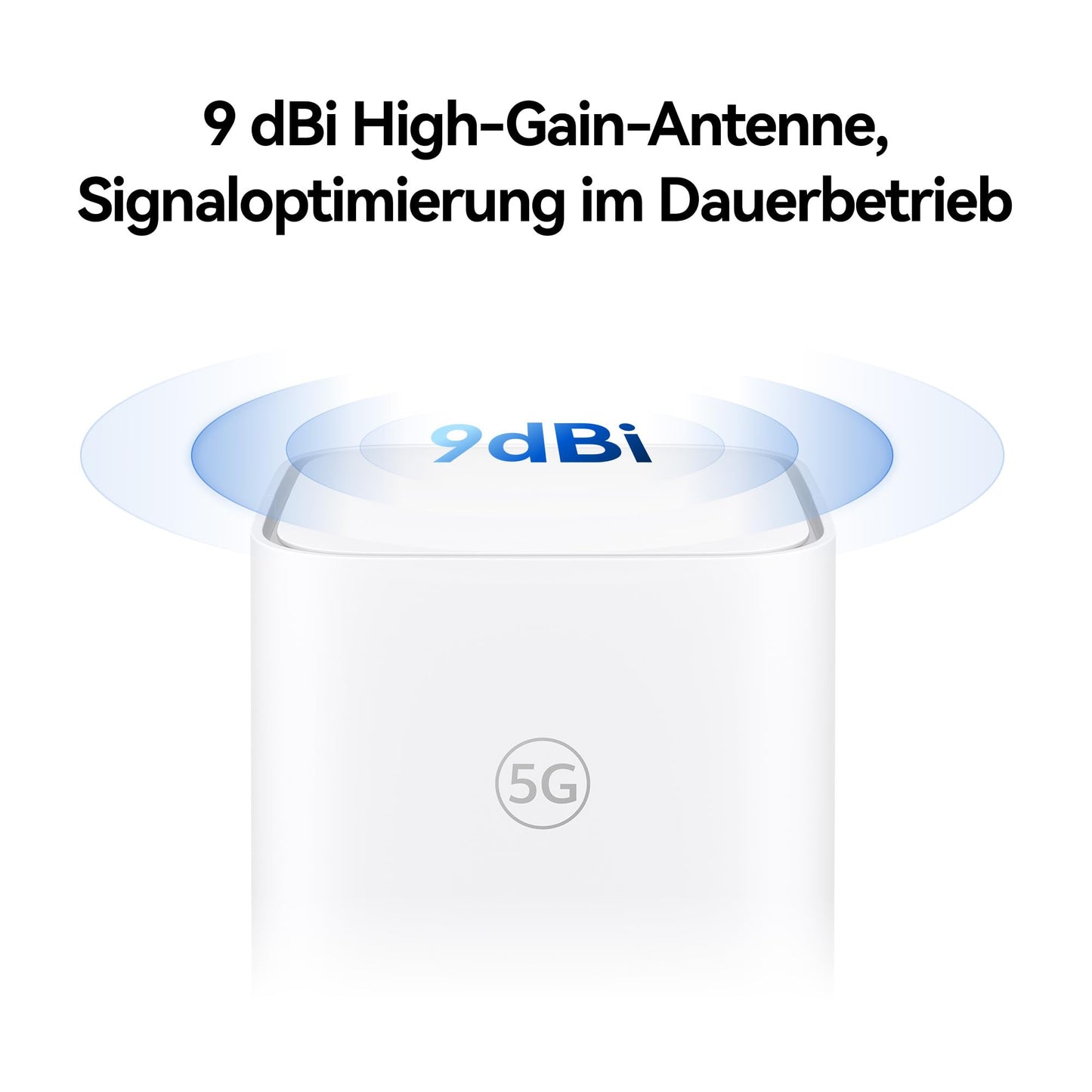 5G CPE 5s – Wi-Fi 6 AX3000 5G-Router, Dualband, 9dBi-Antennen, Mesh+