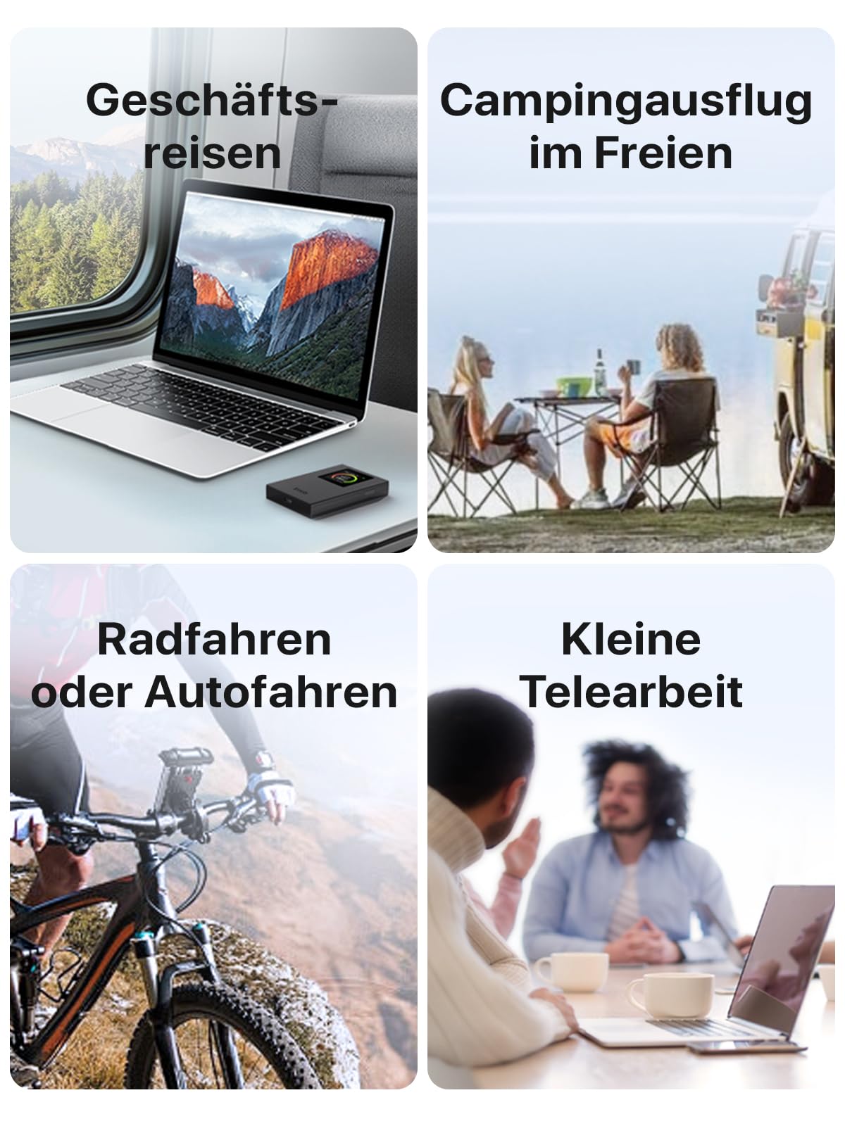 Tenda 4G LTE Router – Mobiler WLAN Router mit Akku, SIM-Slot, Hotspot, bis 150 Mbit/s