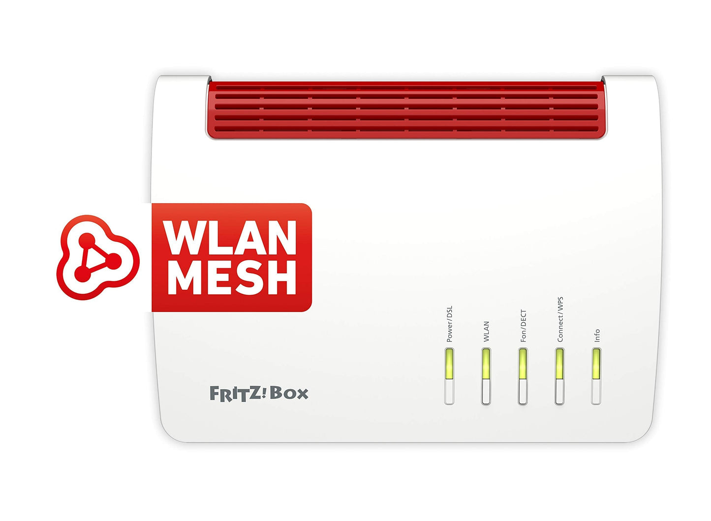 FRITZ!Box 7590 AX – DSL-Router mit Wi-Fi 6, bis 1.733 Mbit/s, Mesh, DECT-Basis