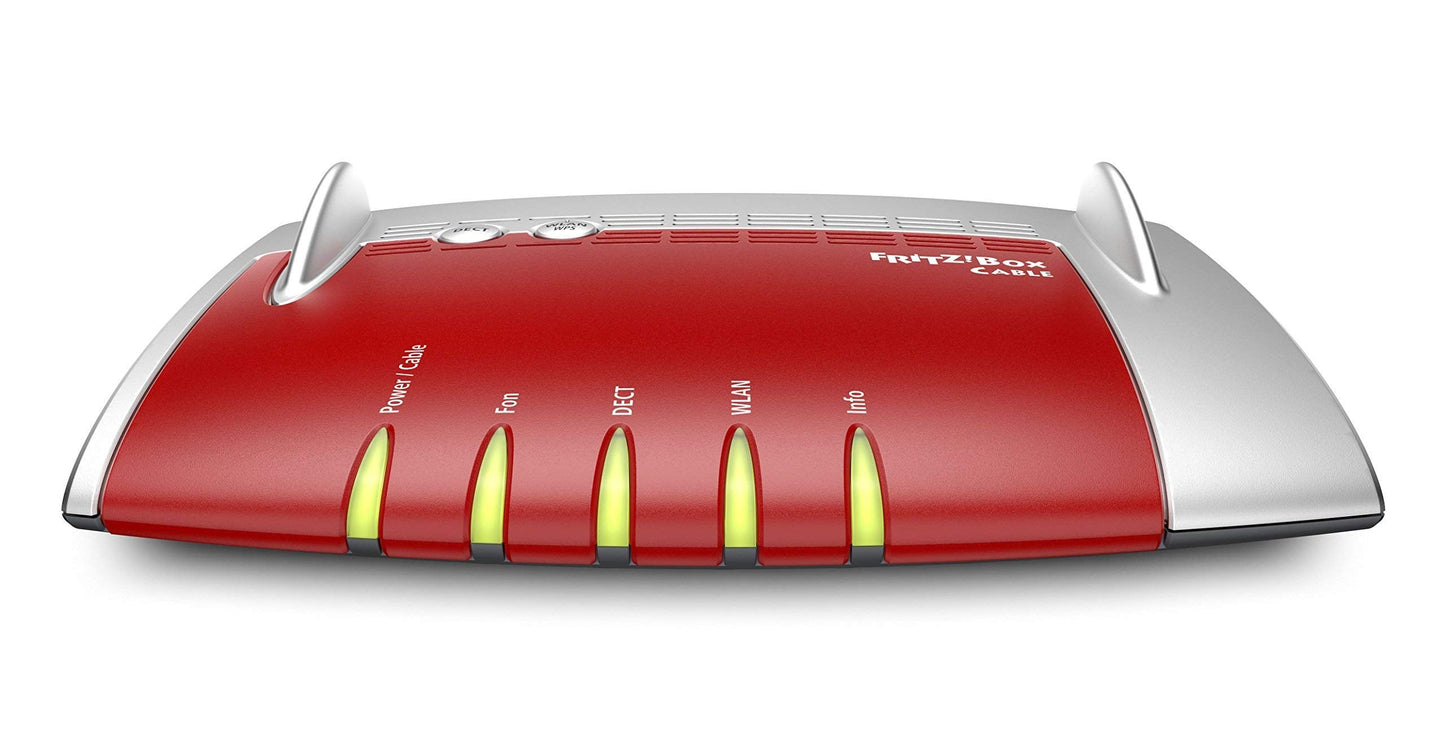 FRITZ!Box 6490 Cable – WLAN AC Router mit 1.300 Mbit/s, Kabelanschluss, DECT-Basis