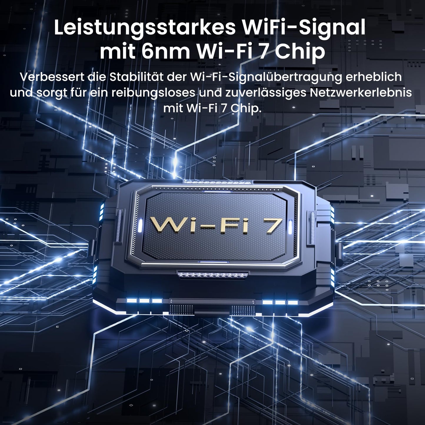 Tenda RE3L Wi-Fi 7 Router – Dualband, bis 2.882 Mbit/s, Gigabit-Ports, Mesh, App-Steuerung