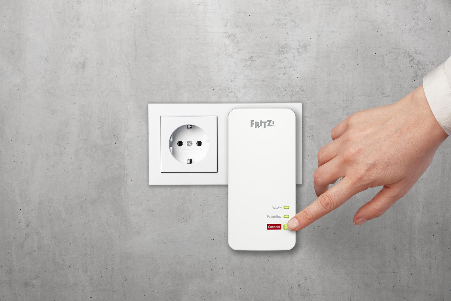 FRITZ!Powerline 1240 AX – WLAN Set mit Wi-Fi 6, bis 1.200 Mbit/s, Mesh