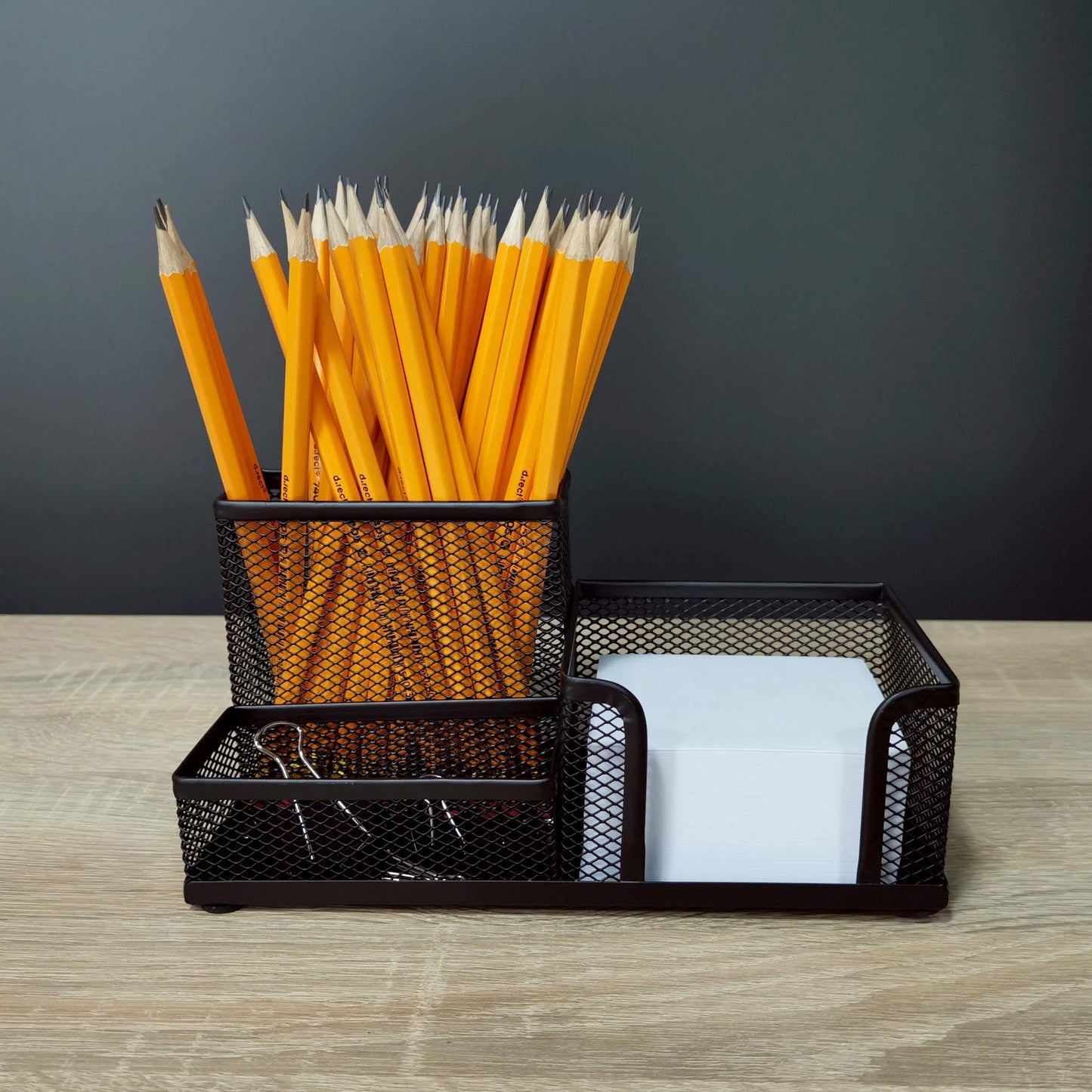 LEVIATAN Schreibtisch Organizer – Stiftehalter & Ablage aus Metall