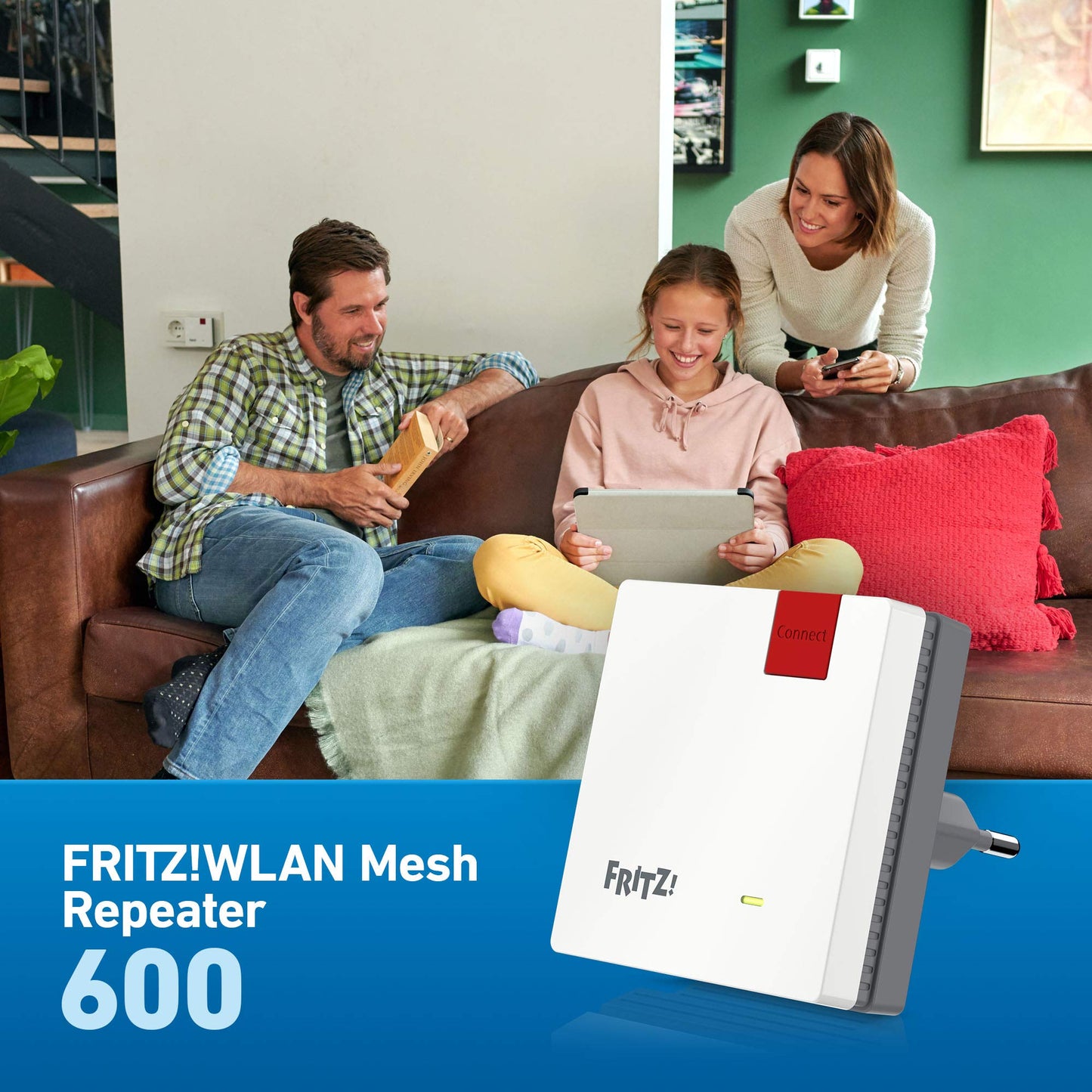 FRITZ!WLAN Mesh Repeater 600 – WLAN Repeater N, bis 600 Mbit/s, kompakt