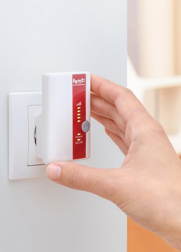 FRITZ!WLAN Repeater 310 – WLAN Repeater N300, kompakte Bauweise, LED-Anzeige