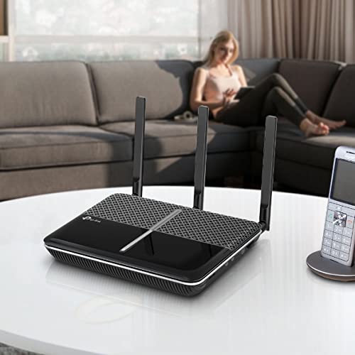 TP-Link Archer VR2100v – AC2100 VDSL Router mit Telefonfunktion, Mesh