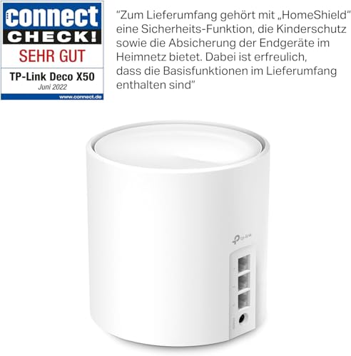 TP-Link Deco M3 – Mesh WLAN Set (1er Pack), AC1200, Dualband, Repeater & Router