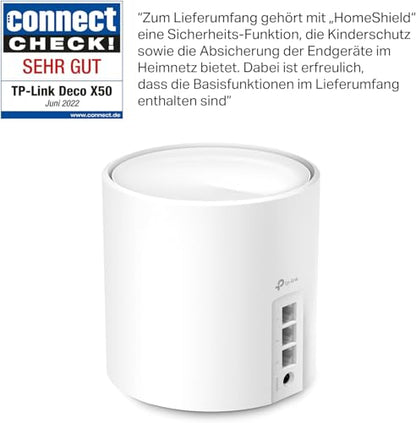 TP-Link Deco M3 – Mesh WLAN Set (1er Pack), AC1200, Dualband, Repeater & Router