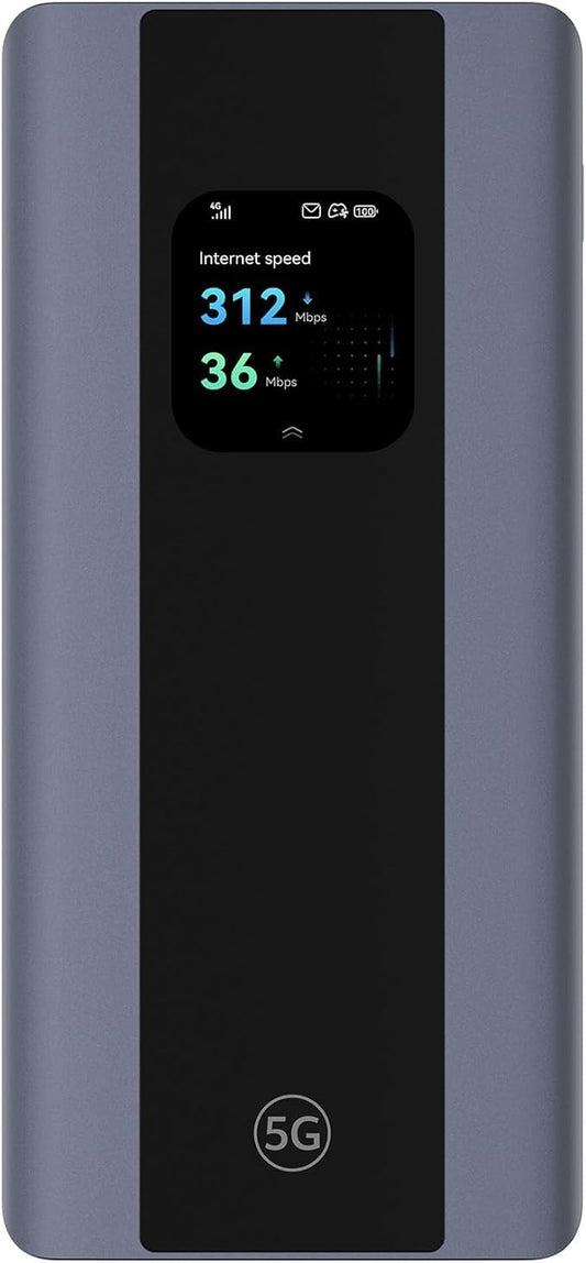 5G Mobile WiFi Pro 5s – Tragbarer 5G/4G LTE Router mit SIM-Slot, Wi-Fi 6, Akku