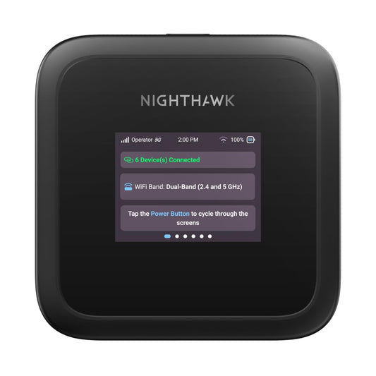 NETGEAR Nighthawk M3 – Mobiler 5G Router, Wi-Fi 6, bis 2,5 Gbit/s, SIM-Slot