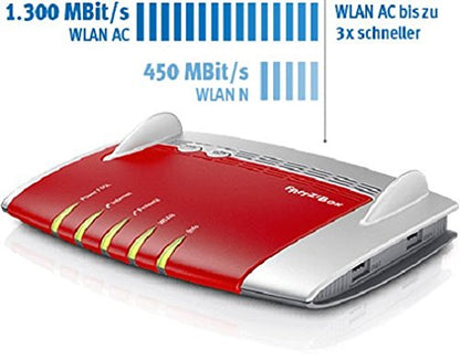 FRITZ!Box 7490 WLAN AC – Dualband DSL-Router, bis 1.300 Mbit/s, DECT-Basis