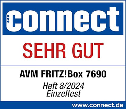 FRITZ!Box 7690 – Wi-Fi 7 DSL-Router, bis 5.760 Mbit/s, DECT-Basis, Mesh