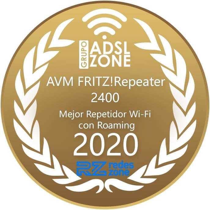 FRITZ!Repeater 2400 – Dualband WLAN Repeater bis 2.333 Mbit/s, Mesh
