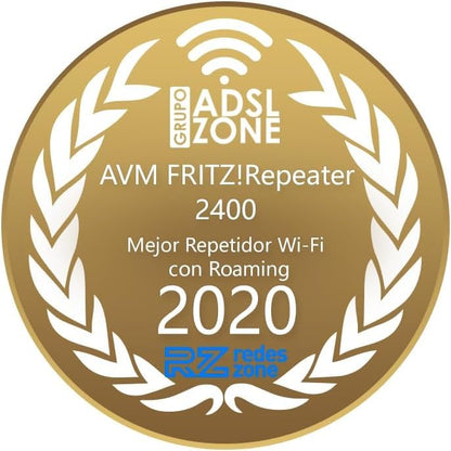 FRITZ!Repeater 2400 – Dualband WLAN Repeater bis 2.333 Mbit/s, Mesh