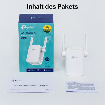 TP-Link RE305 – WLAN Repeater AC1200, Dualband, flexible Antennen, App-Steuerung