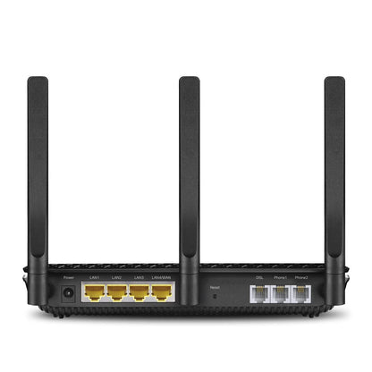 TP-Link Archer VR2100v – AC2100 VDSL Router mit Telefonfunktion, Mesh