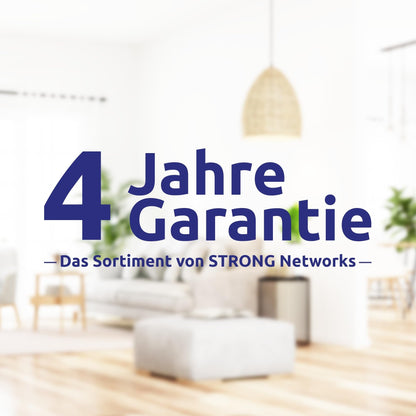 STRONG Powerline 600 Duo Wi-Fi EU Set – Powerline Adapter mit WLAN & Steckdose