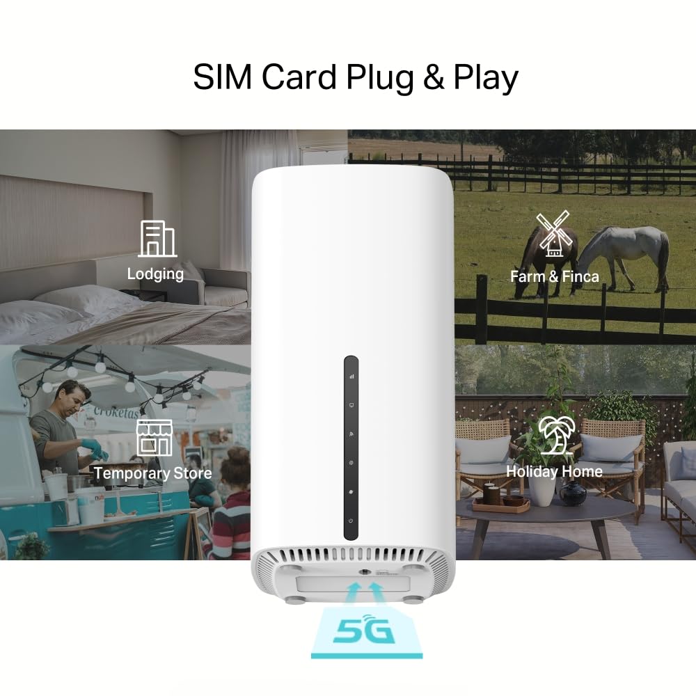 TP-Link Archer NX200 – 5G Router mit Nano-SIM, WLAN Dualband, MU-MIMO