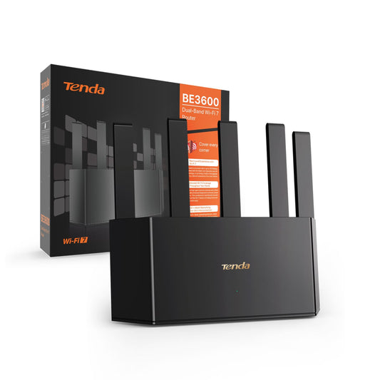 Tenda RE3L Wi-Fi 7 Router – Dualband, bis 2.882 Mbit/s, Gigabit-Ports, Mesh, App-Steuerung