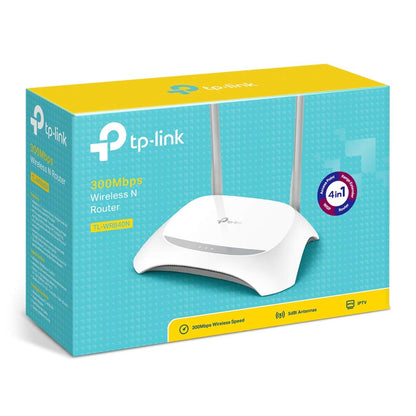 TP-Link TL-WR840N – WLAN Router N300, 2,4 GHz, 4 LAN-Ports