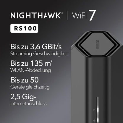 NETGEAR Nighthawk R7000 – Dualband Wi-Fi Router AC1900, bis 1,9 Gbit/s, Beamforming
