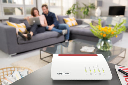 FRITZ!Box 7590 AX – DSL-Router mit Wi-Fi 6, bis 1.733 Mbit/s, Mesh, DECT-Basis