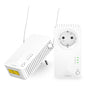 STRONG Powerline 600 Duo Wi-Fi EU Set – Powerline Adapter mit WLAN & Steckdose