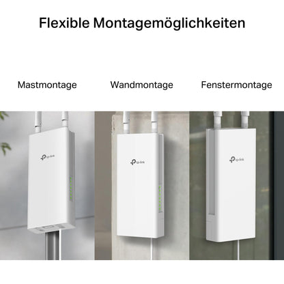 TP-Link TL-MR110 Outdoor – 4G LTE Router mit SIM-Slot, bis 150 Mbit/s, IP65, PoE/DC