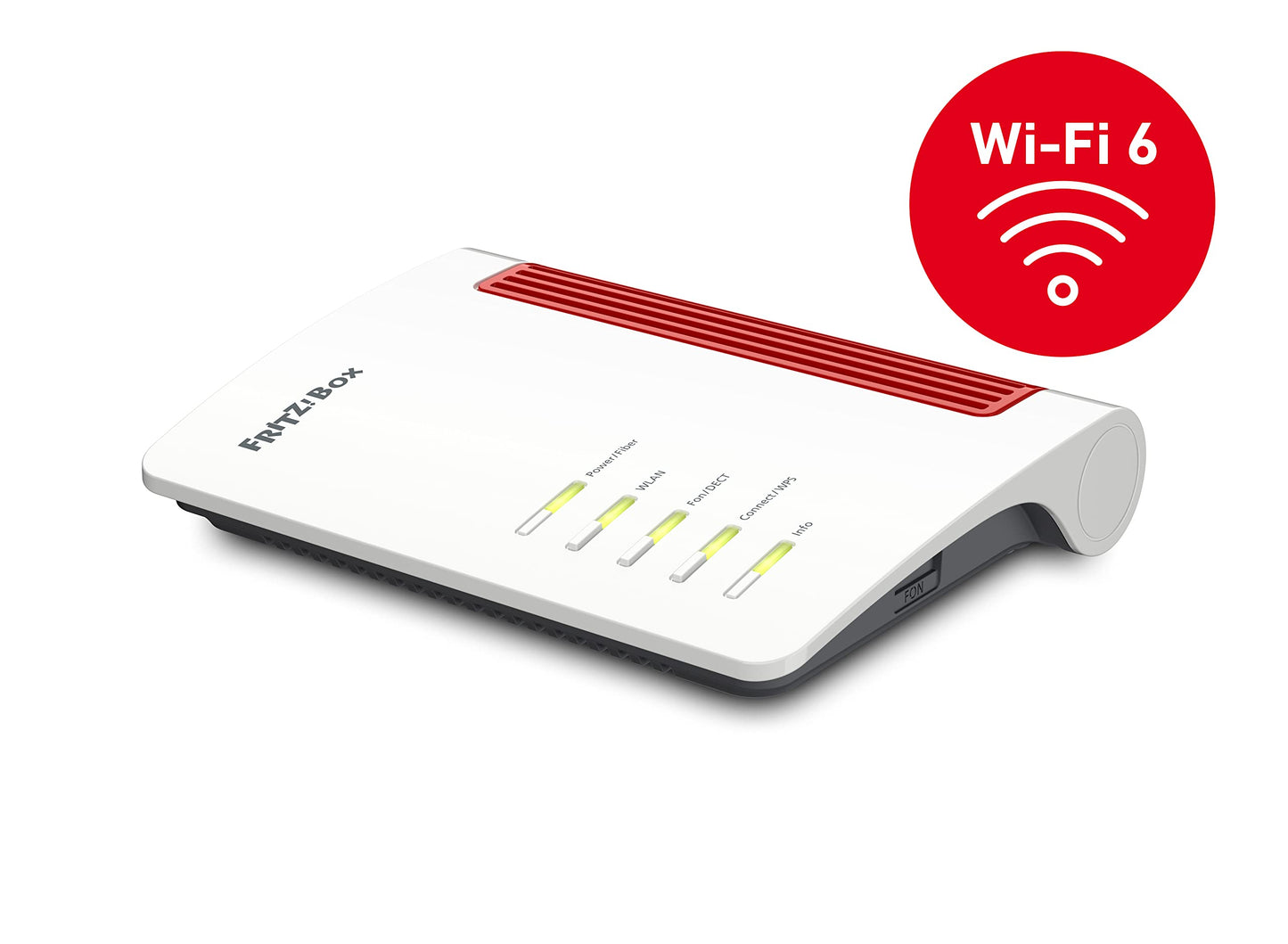 FRITZ!Box 5530 Fiber – Glasfaser-Router mit Wi-Fi 6, Gigabit-LAN, Mesh