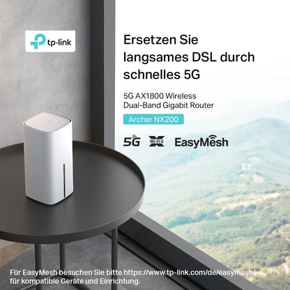 TP-Link Archer NX200 – 5G Router mit Nano-SIM, WLAN Dualband, MU-MIMO