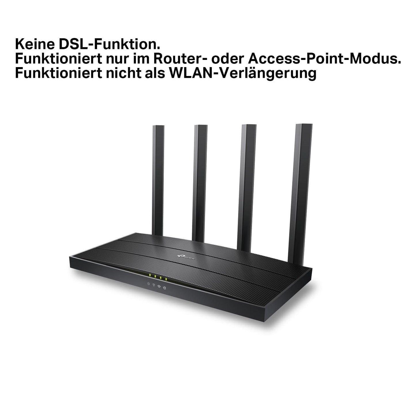 TP-Link Archer AX18 – Wi-Fi 6 Router AX1800, Gigabit-Ports, WPA3, Mesh