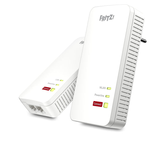 FRITZ!Powerline 1240 AX – WLAN Set mit Wi-Fi 6, bis 1.200 Mbit/s, Mesh