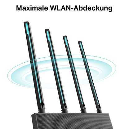 TP-Link Archer C80 – WLAN Router AC1900, Dualband, 1300 Mbit/s + 600 Mbit/s, Gigabit-Ports