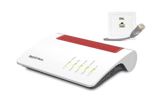 FRITZ!Box 7590 AX International – Wi-Fi 6 DSL-Router, Dualband, Mesh, DECT-Basis