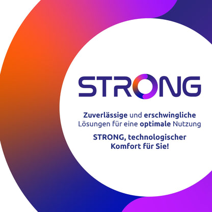 STRONG Powerline 600 Duo Wi-Fi EU Set – Powerline Adapter mit WLAN & Steckdose