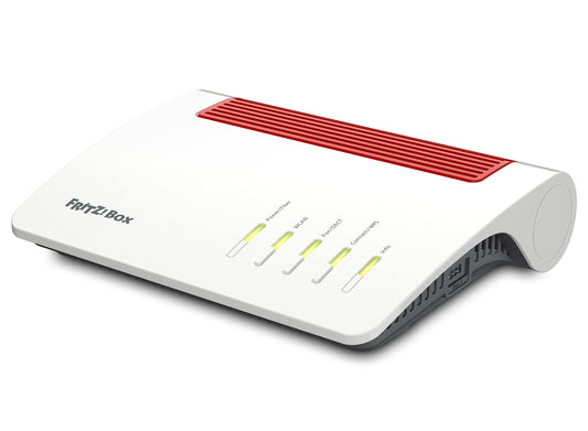 FRITZ!Box 5590 Fiber – Glasfaser-Router mit Wi-Fi 6, bis 4.800 Mbit/s, DECT-Basis, Mesh